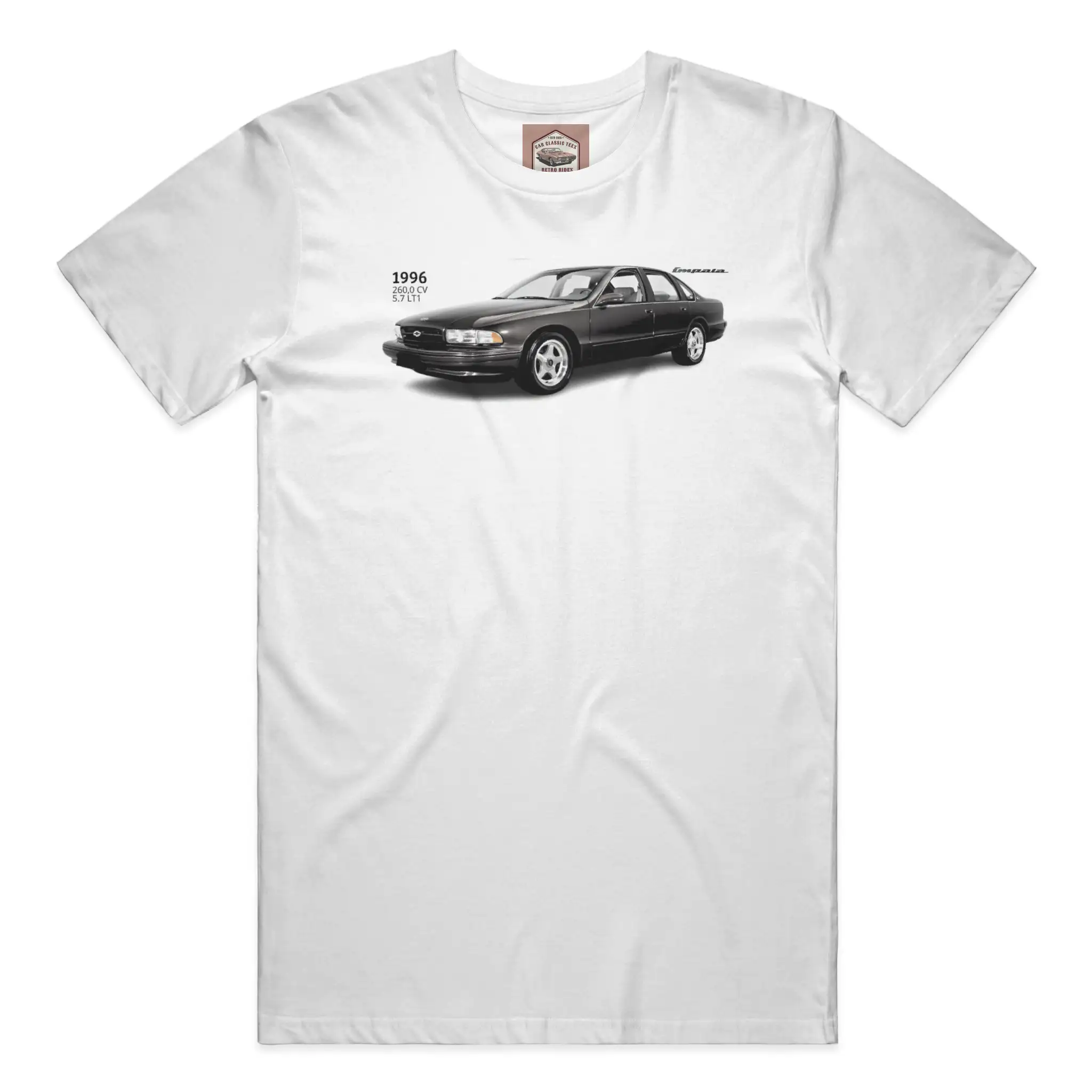 1996 Chevy Impala SS (5.7LT) White Tee