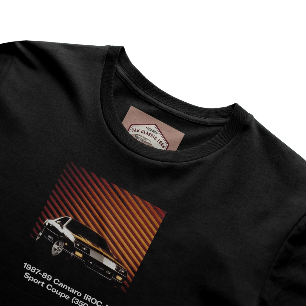 1987-1989 Chevy Camaro IROC-Z Black Tee