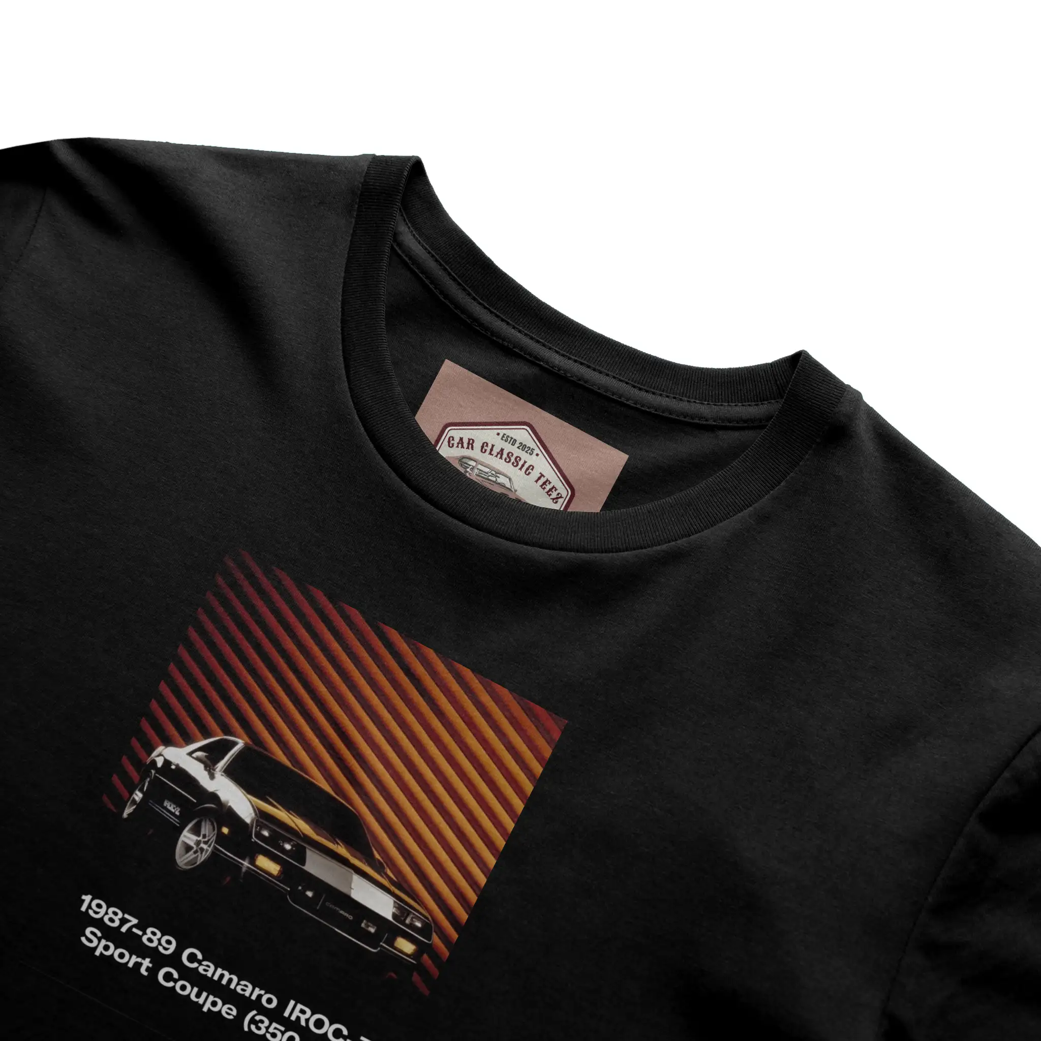 1987-1989 Chevy Camaro IROC-Z Black Tee