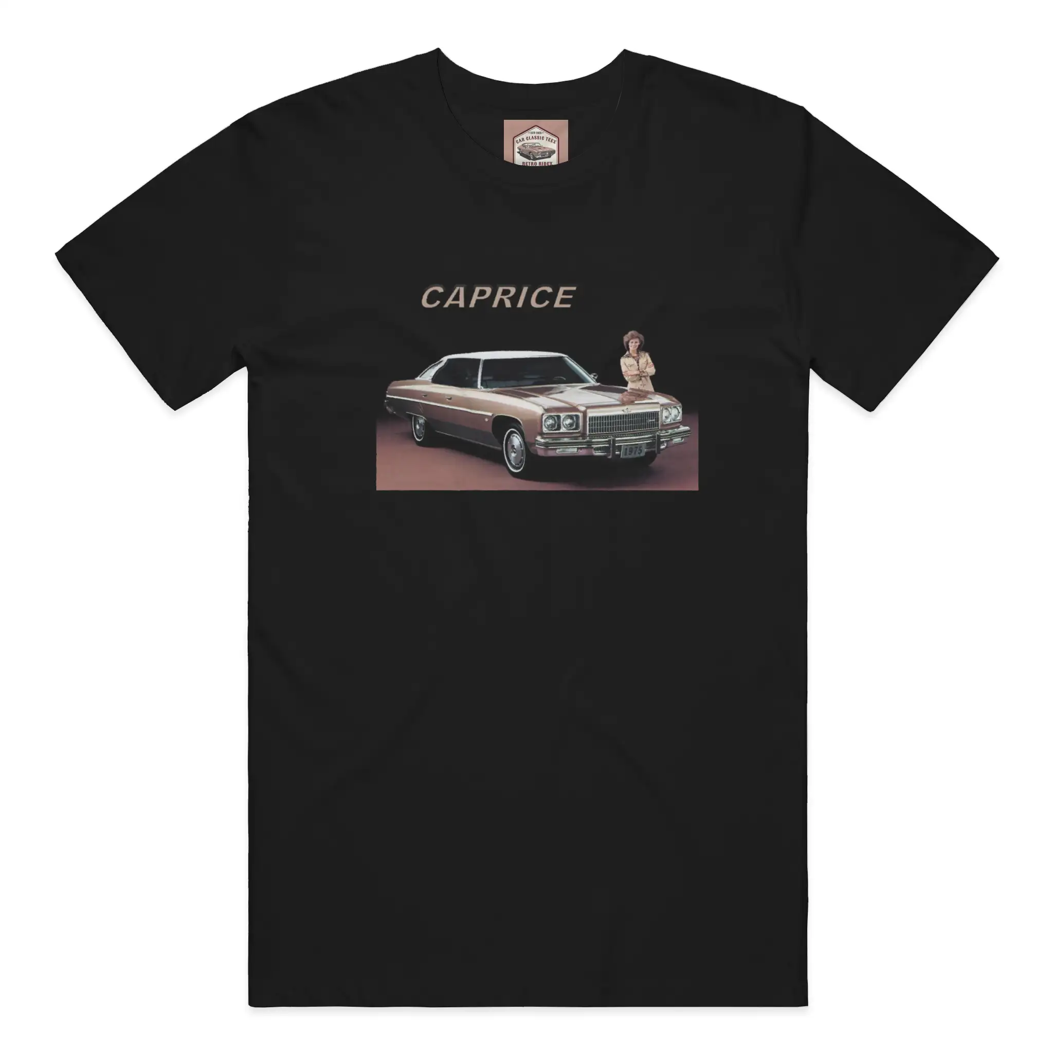 1975 Chevrolet Caprice Black T-Shirt 