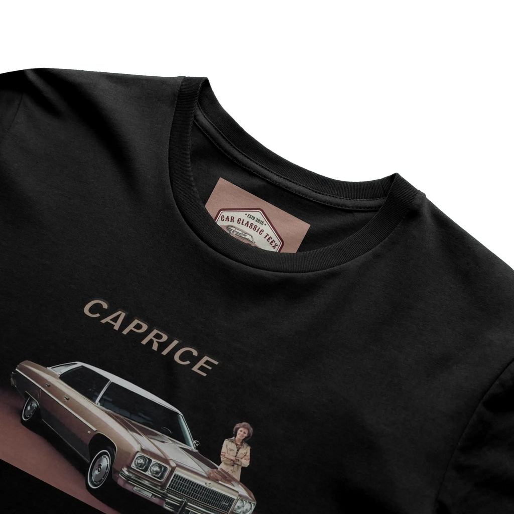 1975 Chevrolet Caprice Black T-Shirt 