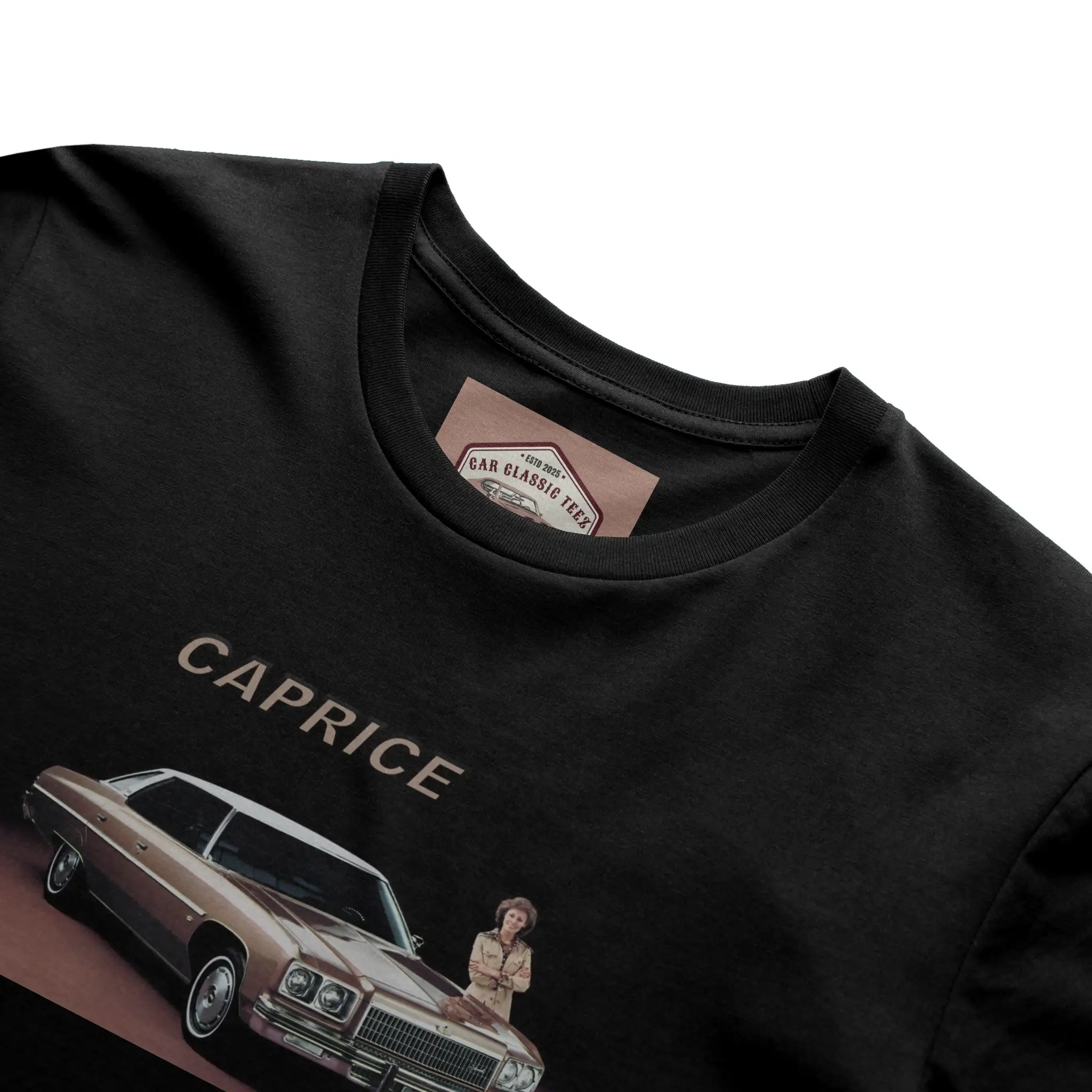 1975 Chevrolet Caprice Black T-Shirt 
