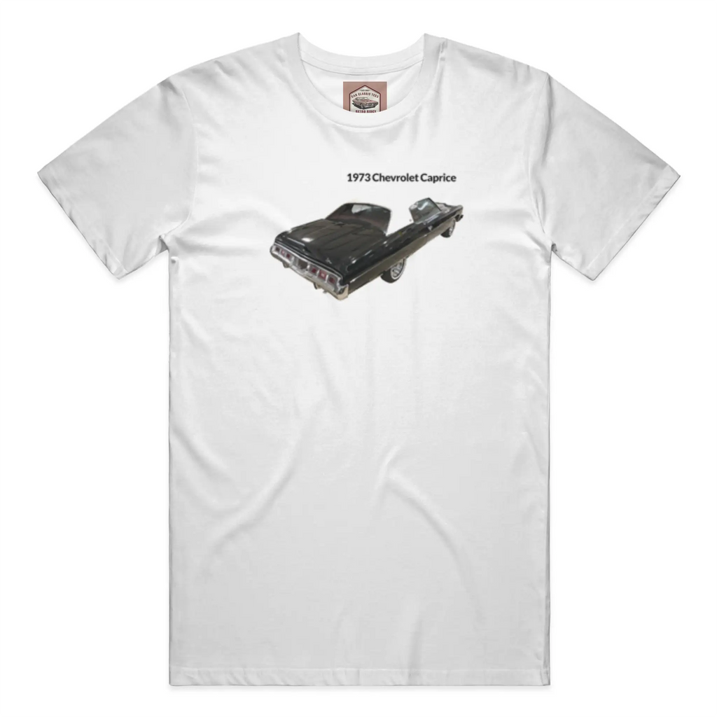 1973 Chevrolet Caprice (Rear End) White Tee