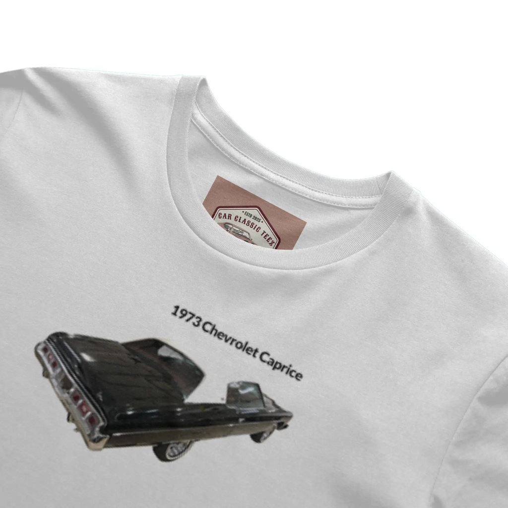 1973 Chevrolet Caprice (Rear End) White Tee