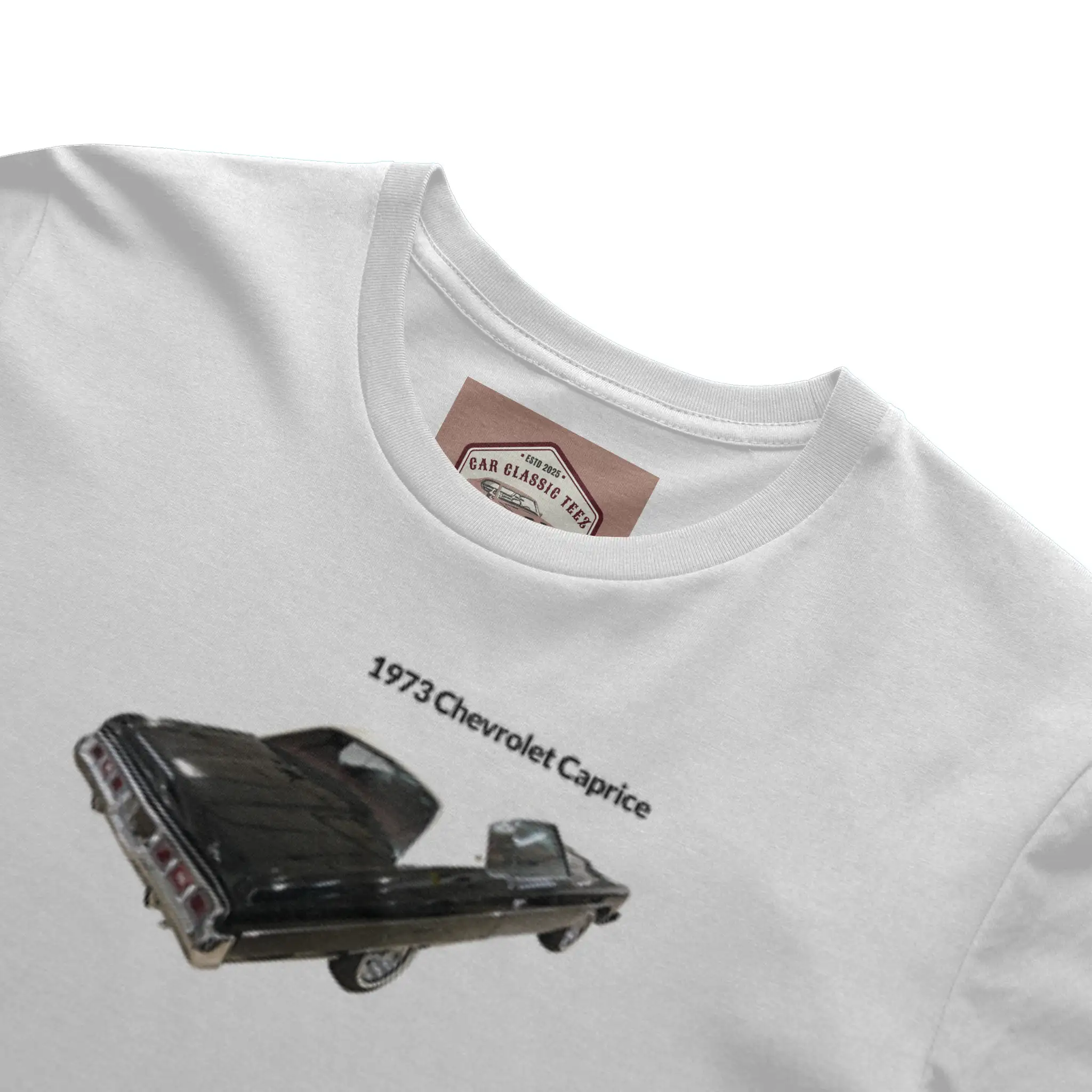 1973 Chevrolet Caprice (Rear End) White Tee
