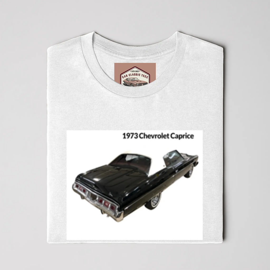1973 Chevrolet Caprice (Rear End) White Tee