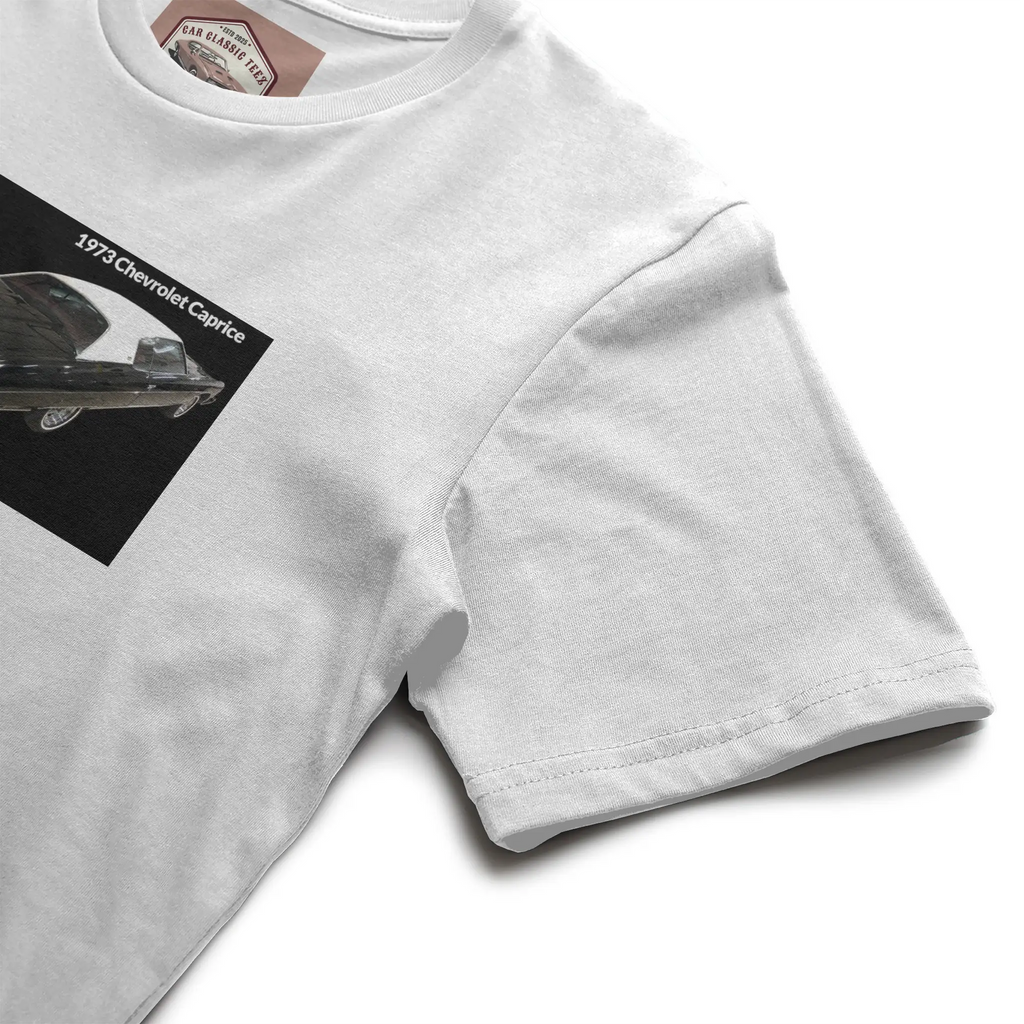 1973 Chevrolet Caprice (Rear End) White Tee, Black