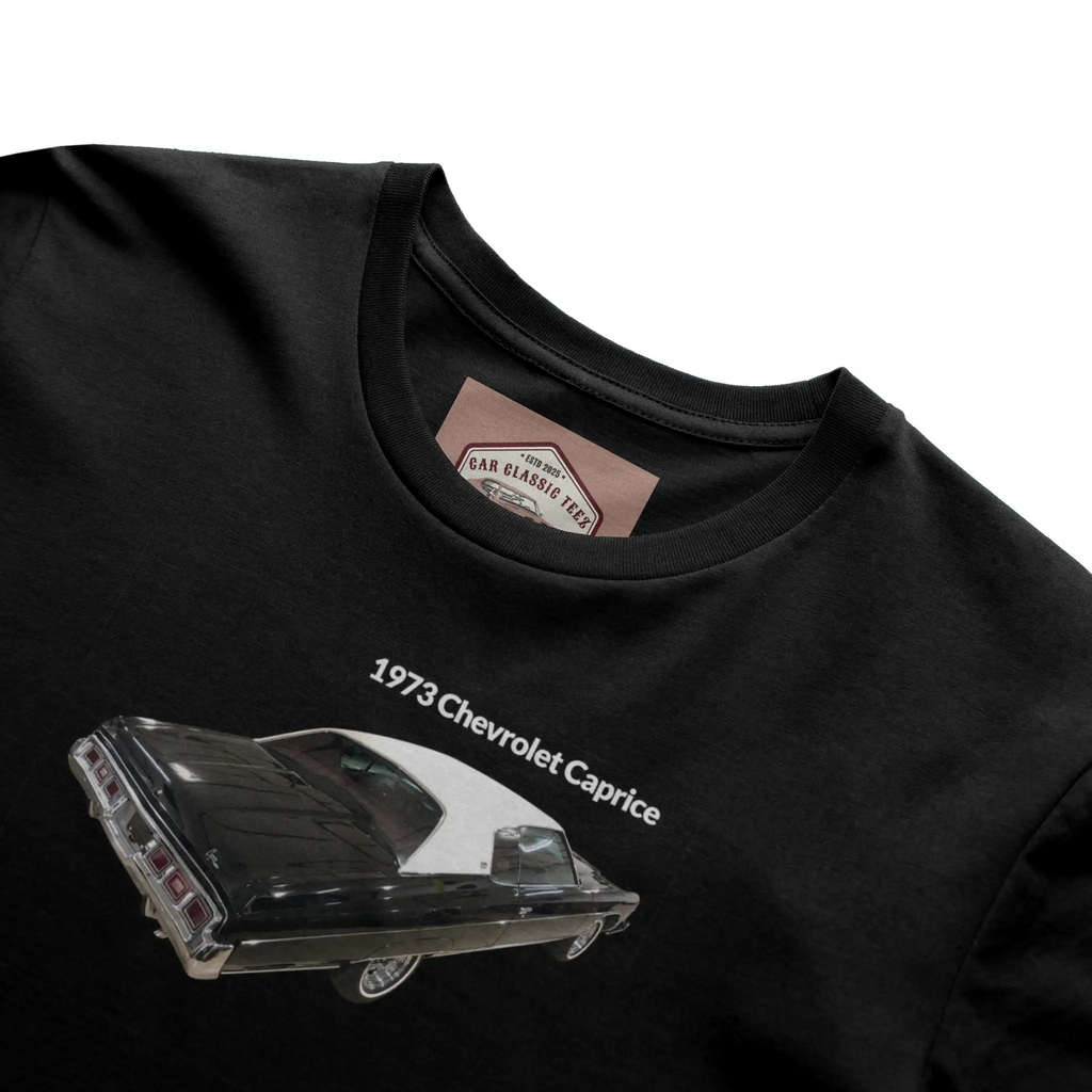 1973 Chevrolet Caprice (Rear End) Black Tee 
