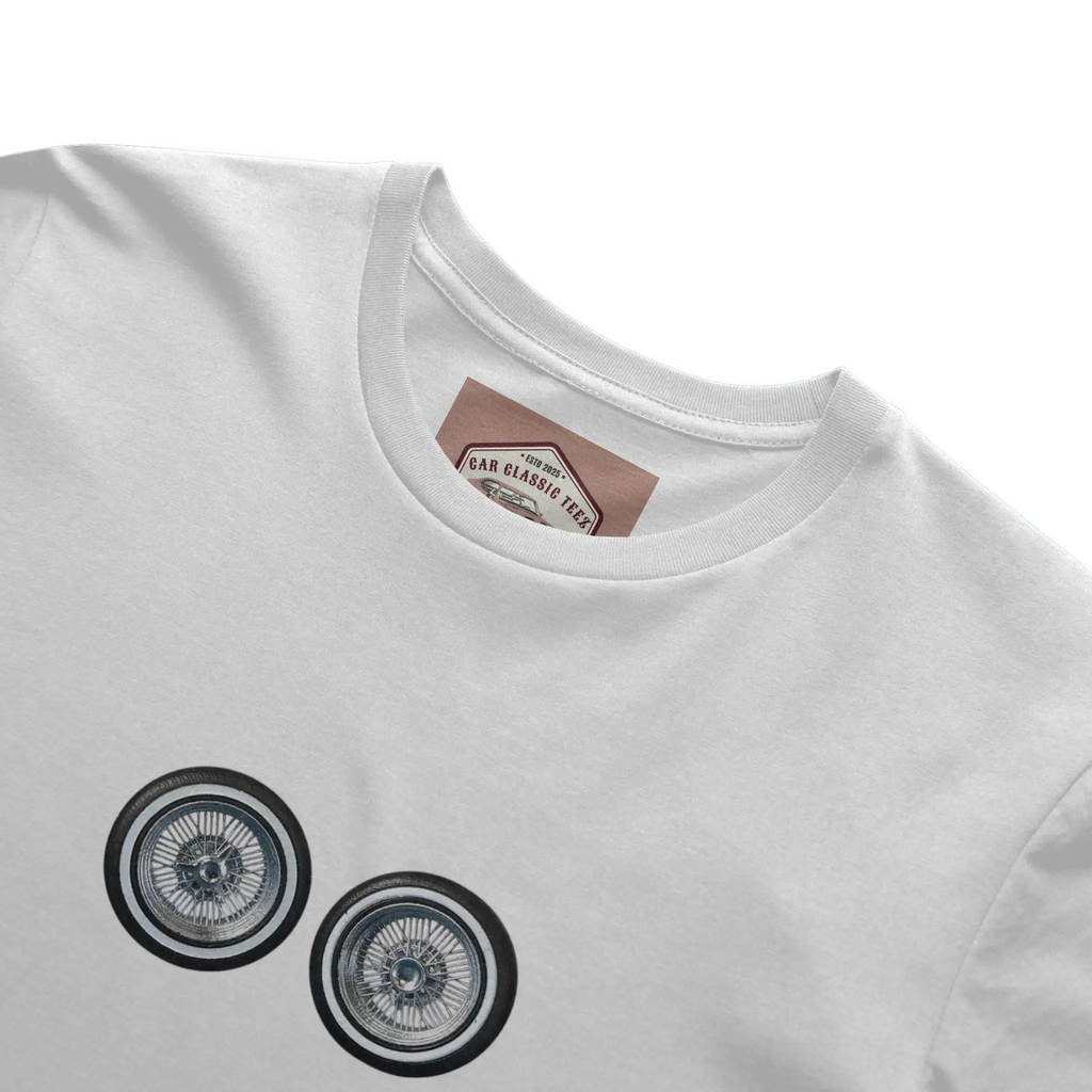  Chrome Lowrider Wire Spoke 14 Inch White Tee 