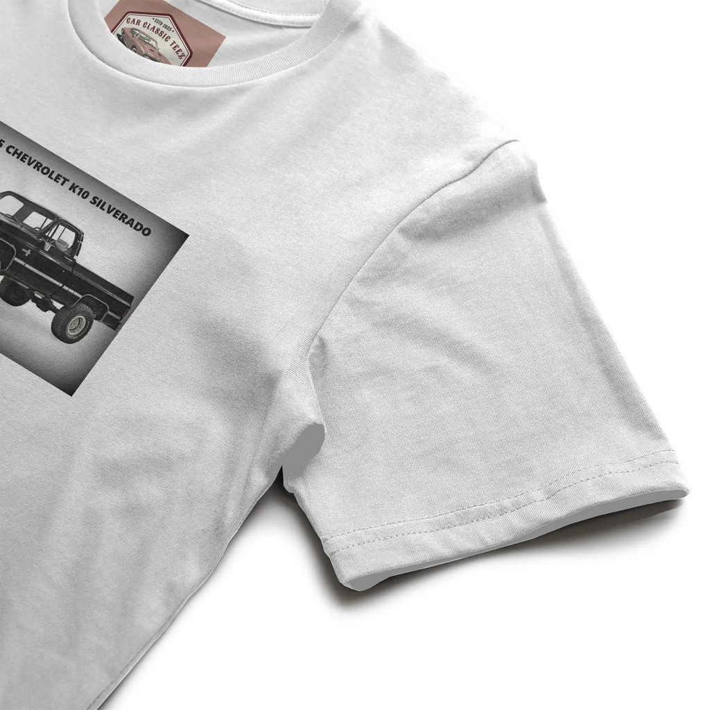 1985 Chevrolet K10 Silverado White Tee