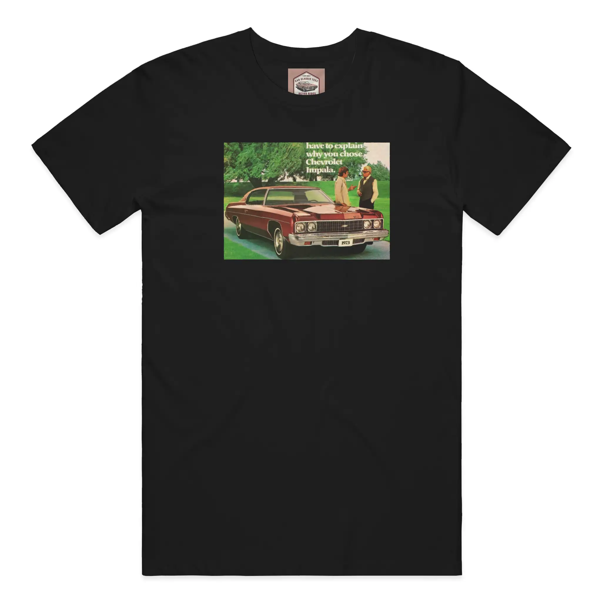 Why Chose a 1973 Chevrolet Impala Black Tee