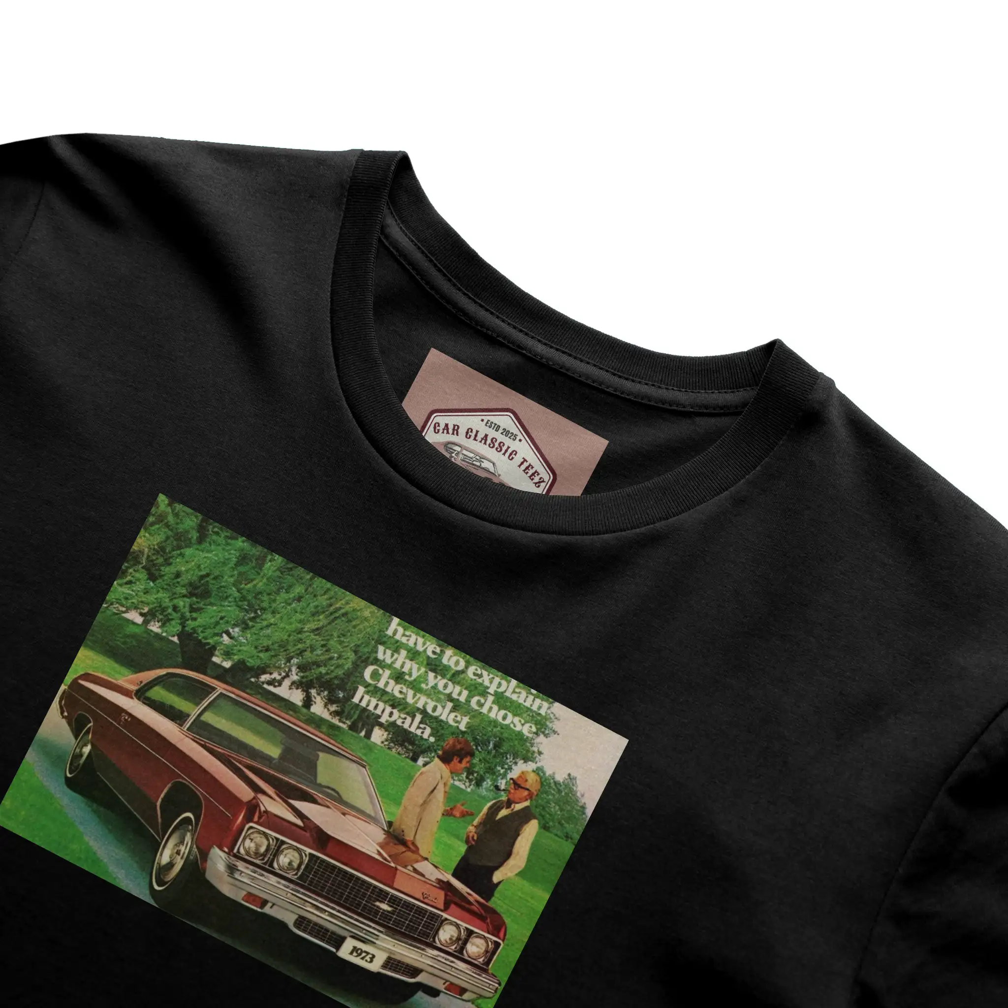 Why Chose a 1973 Chevrolet Impala Black Tee