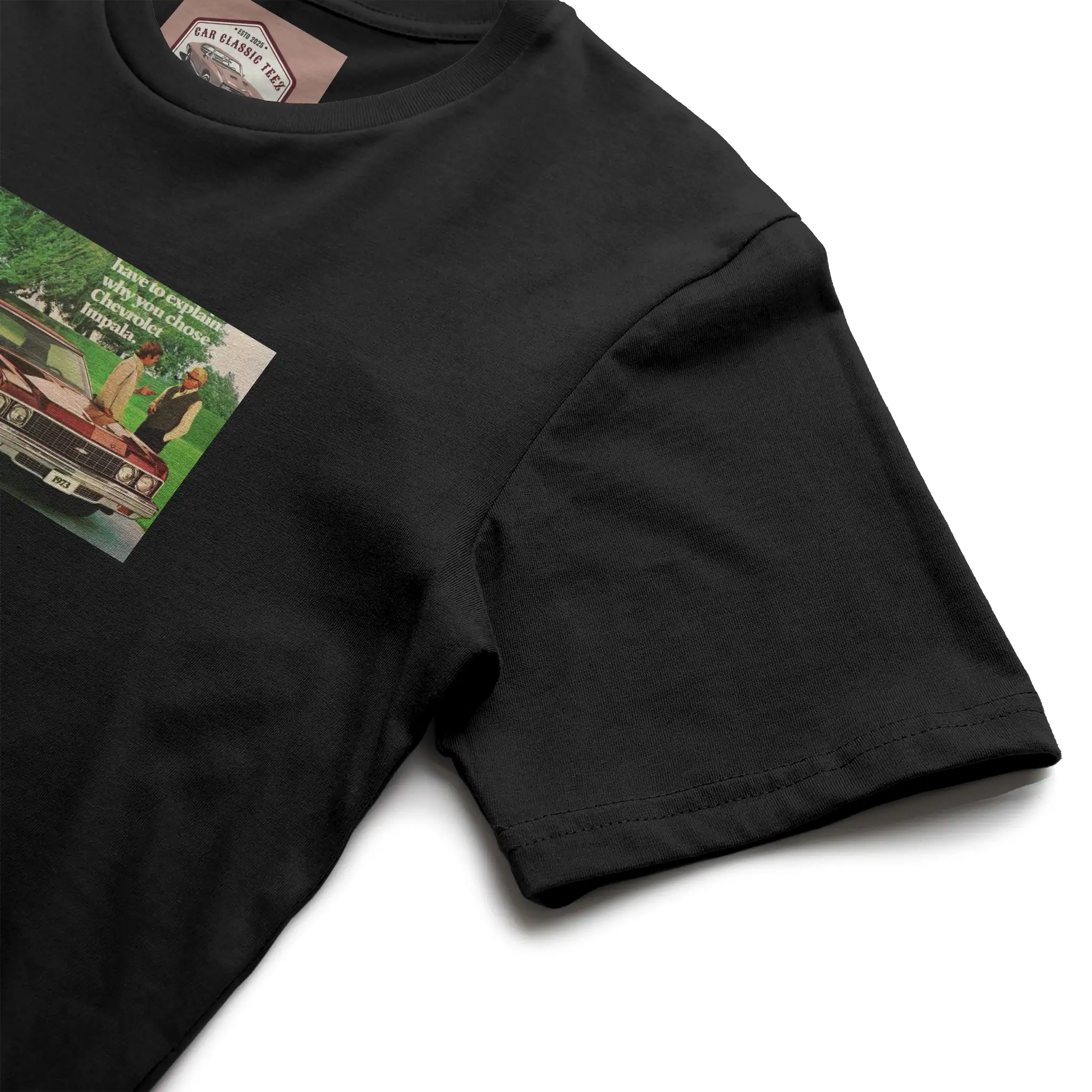 Why Chose a 1973 Chevrolet Impala Black Tee