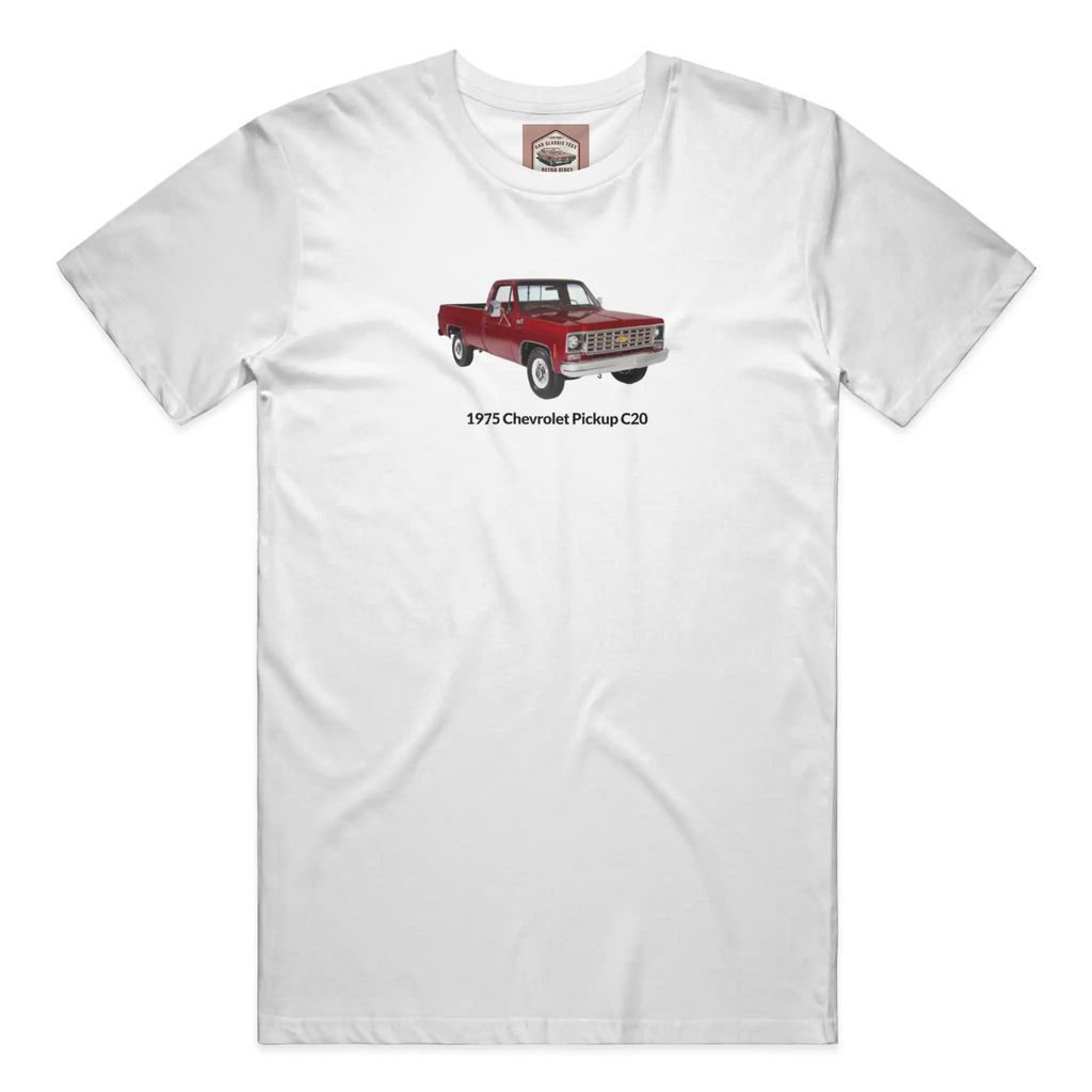 1975 C20 Truck White Tee 