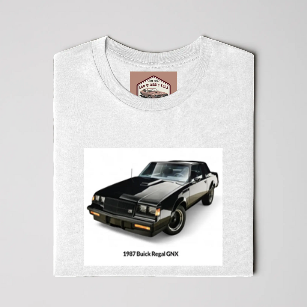 1987 Buick Regal GNX White Tee 