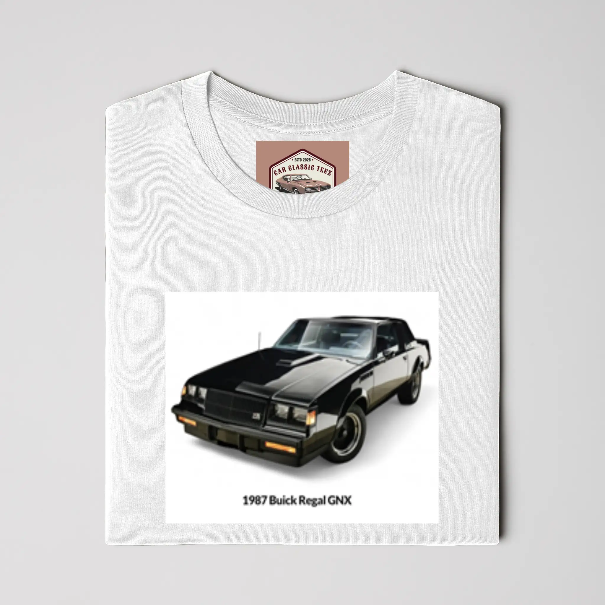 1987 Buick Regal GNX White Tee 