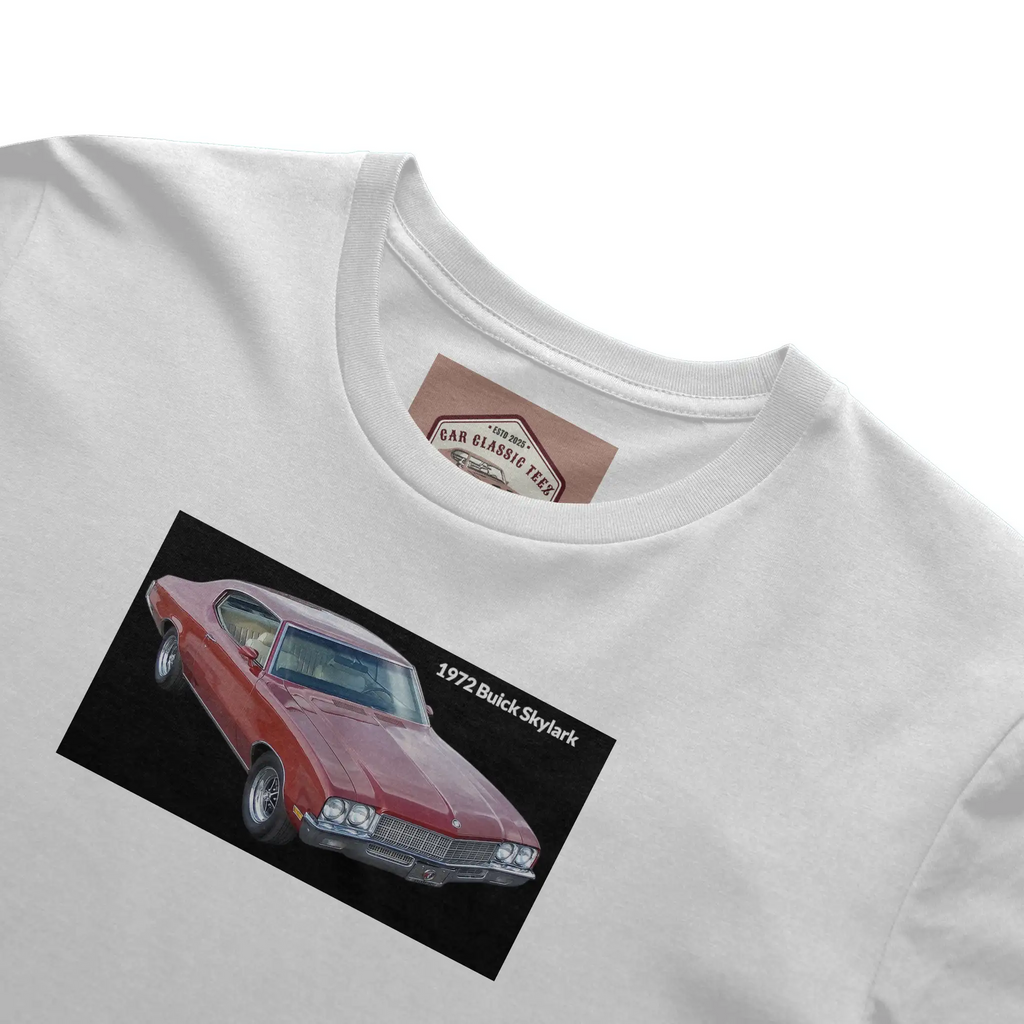 1972 Buick Skylark White Tee