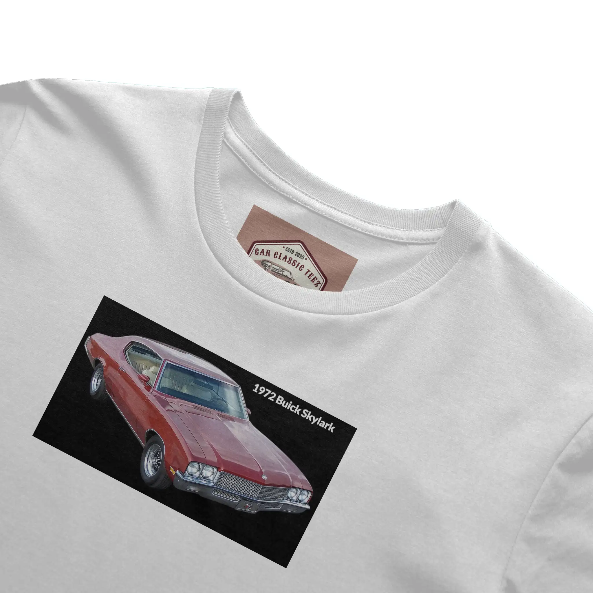 1972 Buick Skylark White Tee