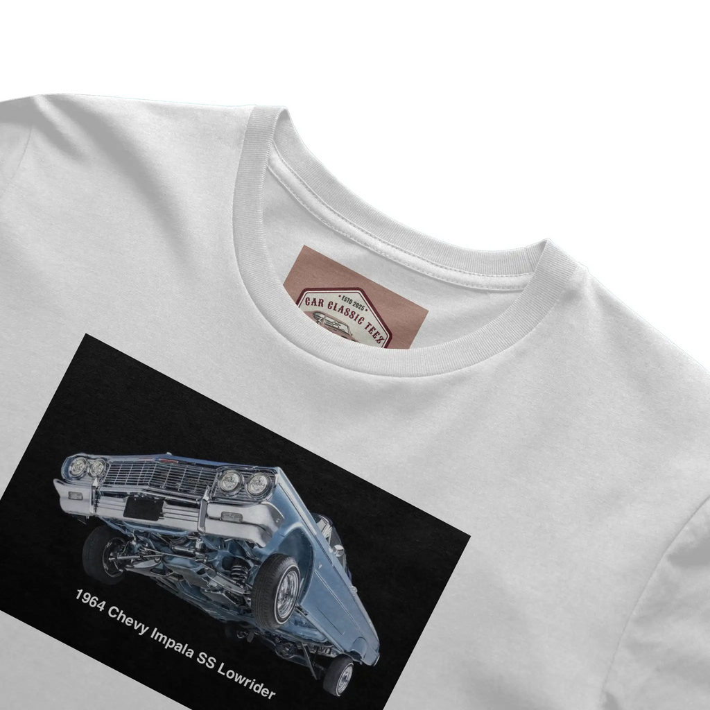 1964 Chevy Impala SS Lowrider White Tee 