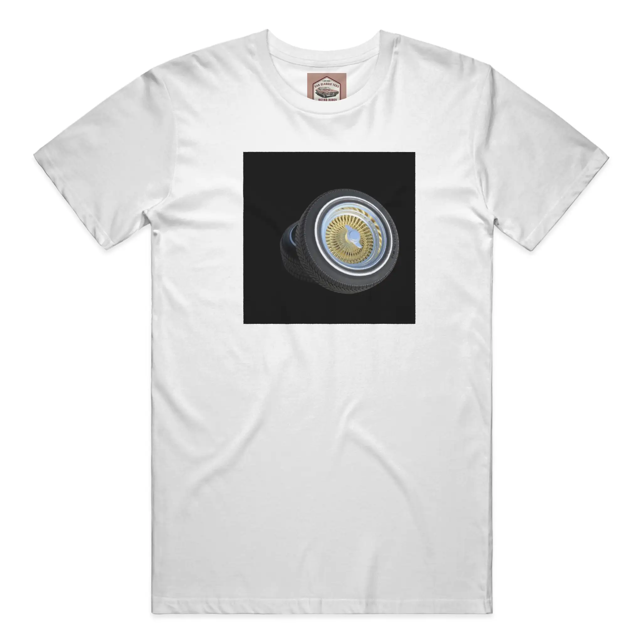 Gold A Lowrider Wire Spoke 14 Inch Tires,