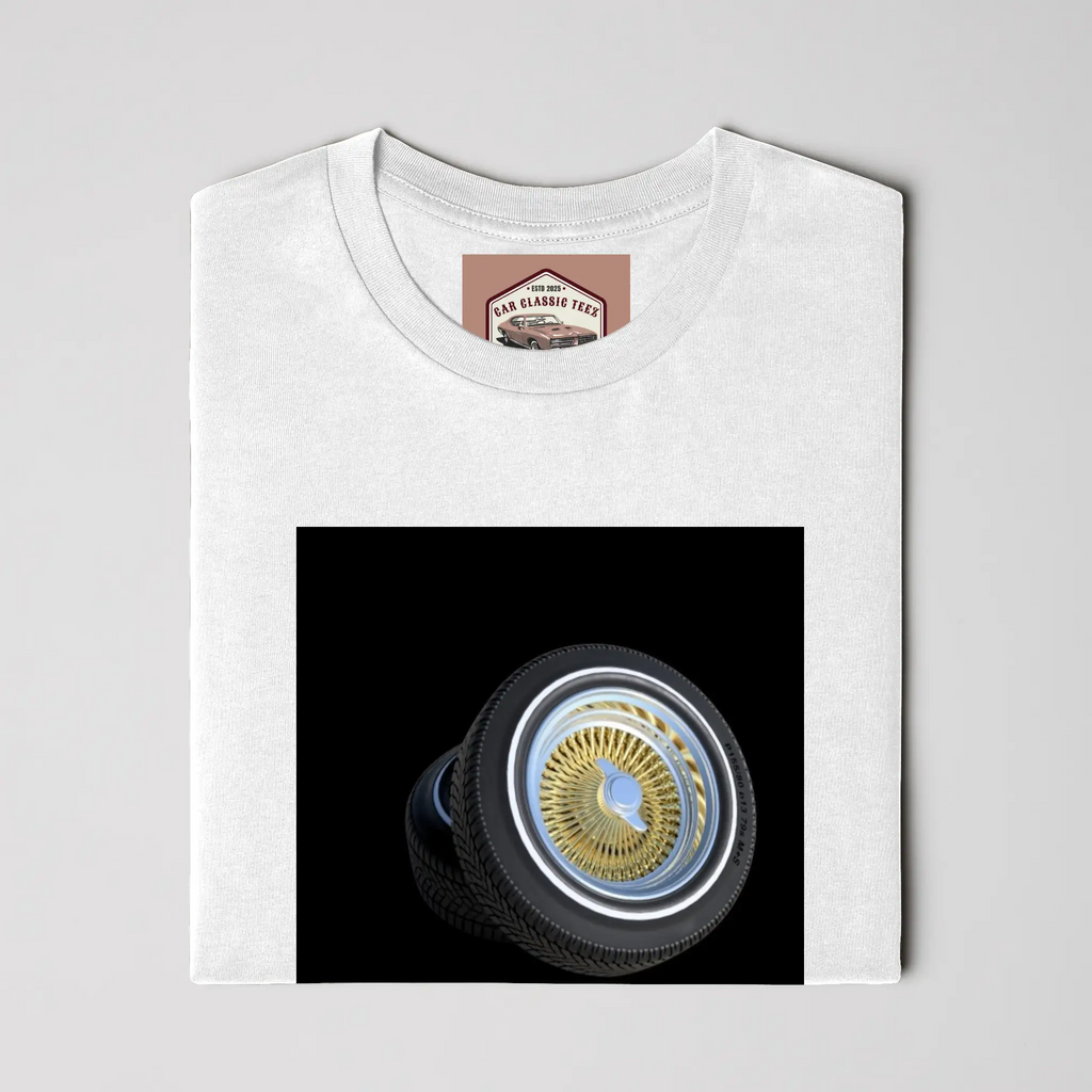 Gold A Lowrider Wire Spoke 14 Inch Tires,