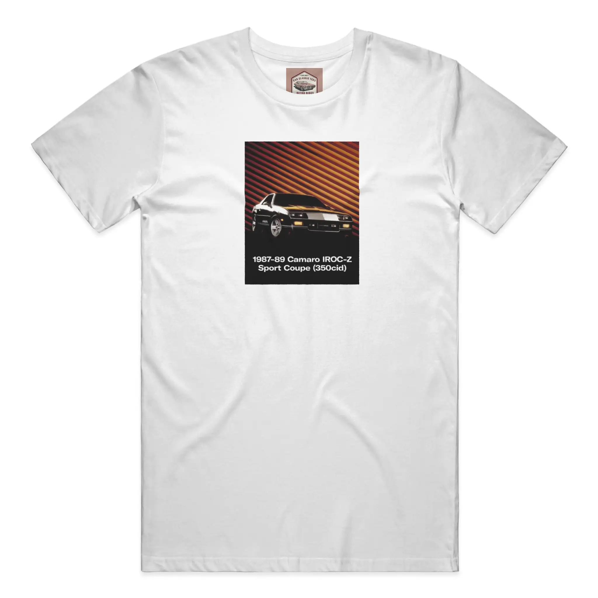 1987-1989 Chevy Camaro IROC-Z White Tee