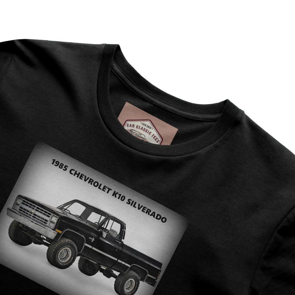1985 Chevrolet K10 Silverado Black Tee