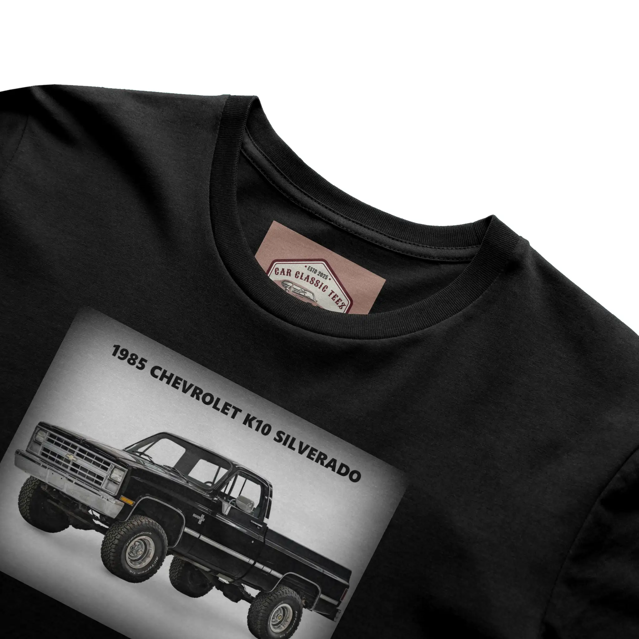 1985 Chevrolet K10 Silverado Black Tee