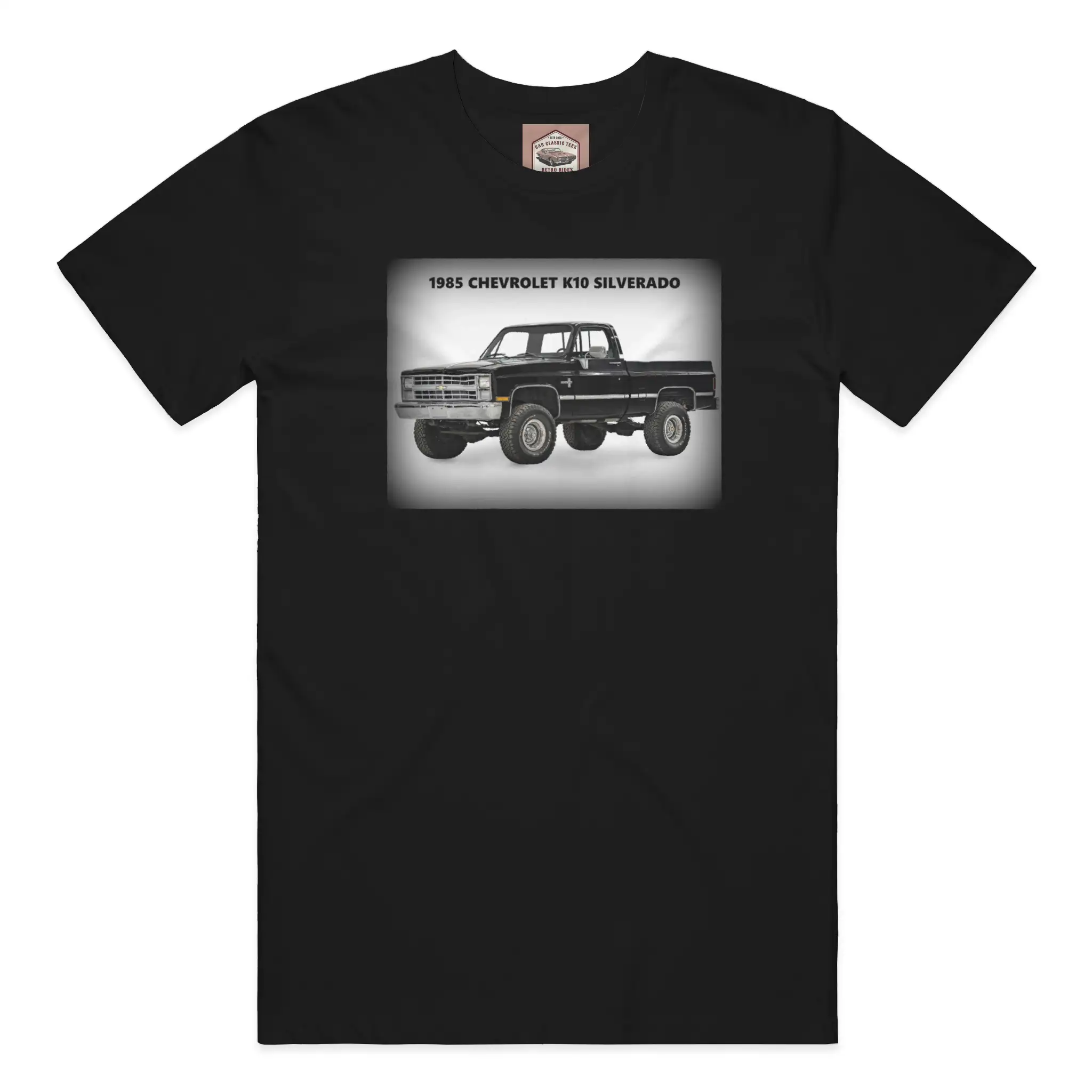1985 Chevrolet K10 Silverado Black Tee
