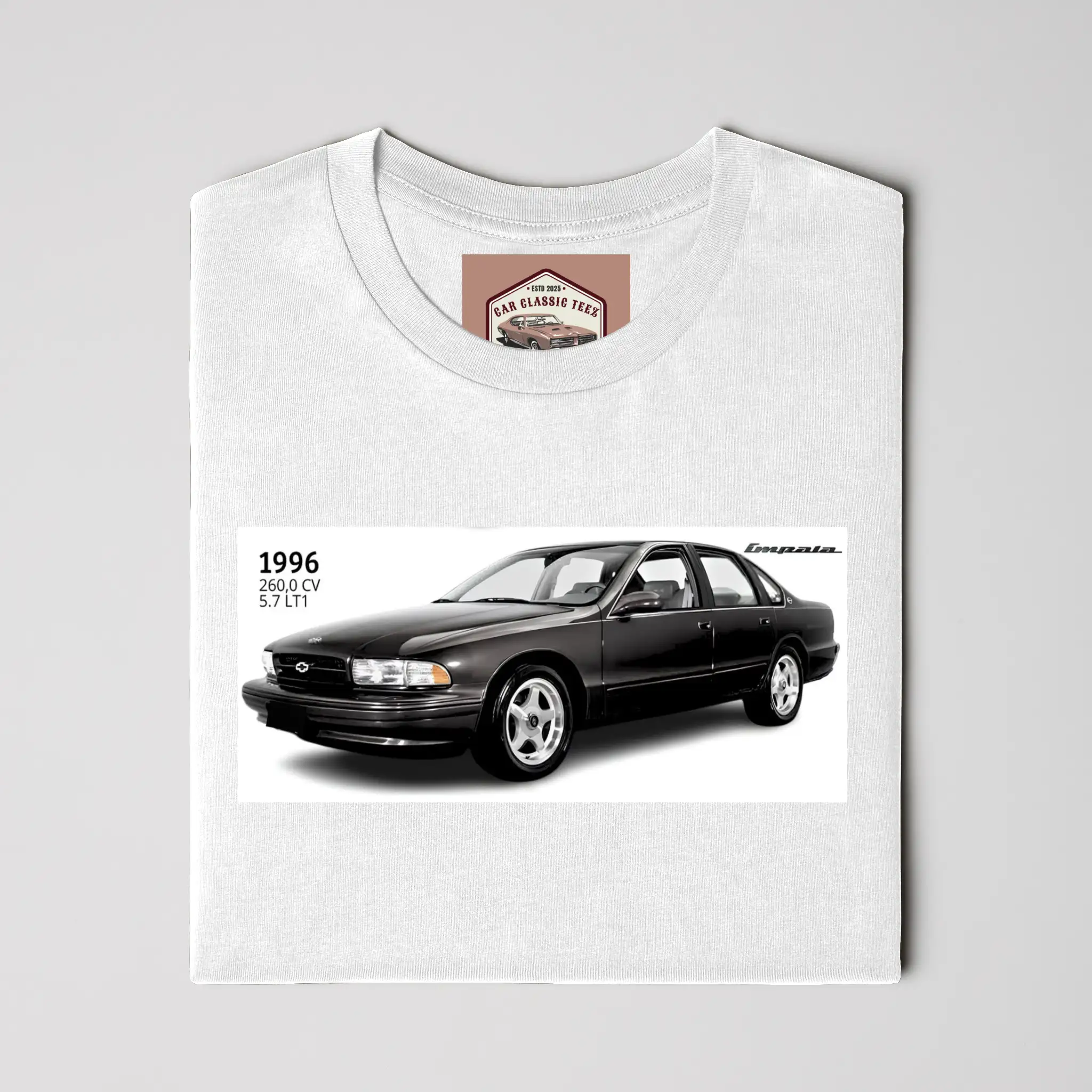 1996 Chevy Impala SS (5.7LT) White Tee