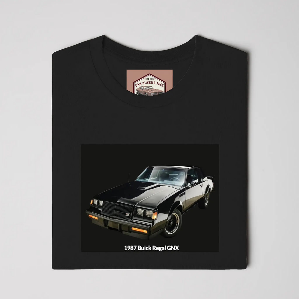1987 Buick Regal GNX Black Tee