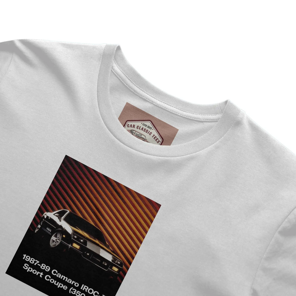 1987-1989 Chevy Camaro IROC-Z White Tee