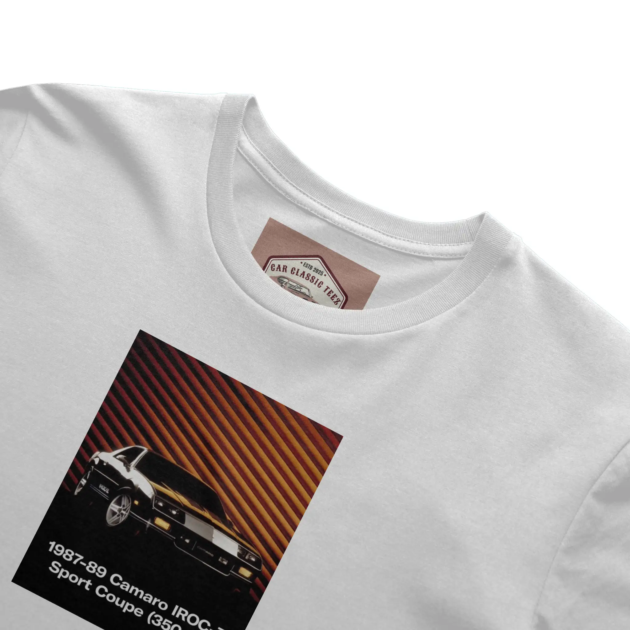 1987-1989 Chevy Camaro IROC-Z White Tee